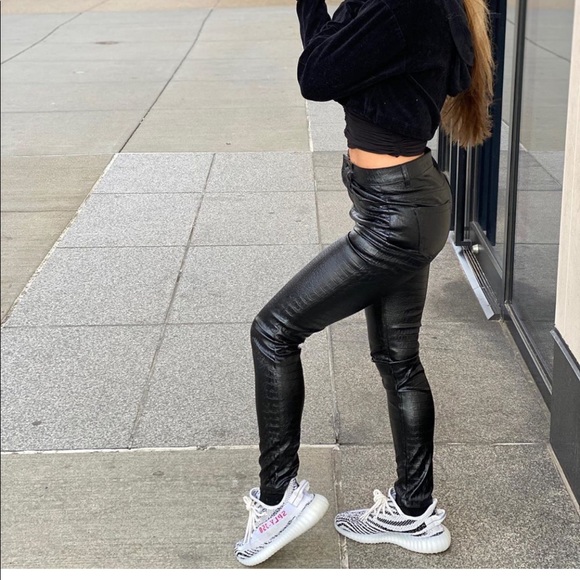 missguided croc pants